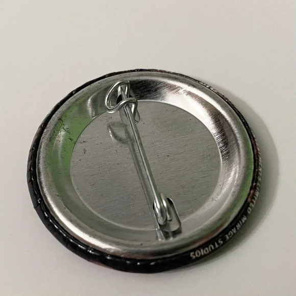 Vintage 1990 Lot of 6 TMNT Ninja Turtles Buttons 1.25 Inch - Picture 4 of 16